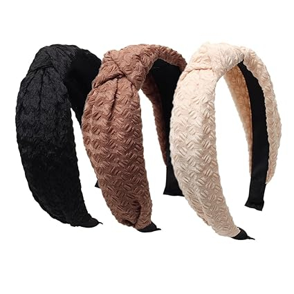 Black Knot Headbands for Women Black Knot Headbands for Women