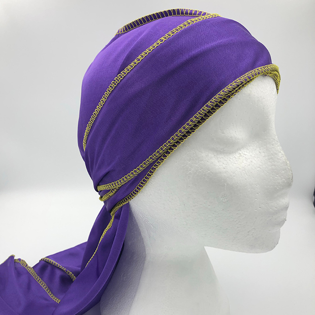 Polyester Solid Durag Purple