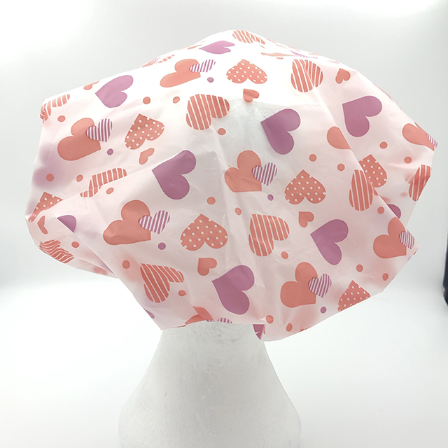 Vinyl Printing Shower Cap3
