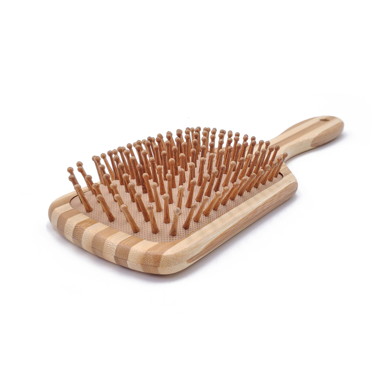Mixed Color Bamboo Wide Tooth Comb