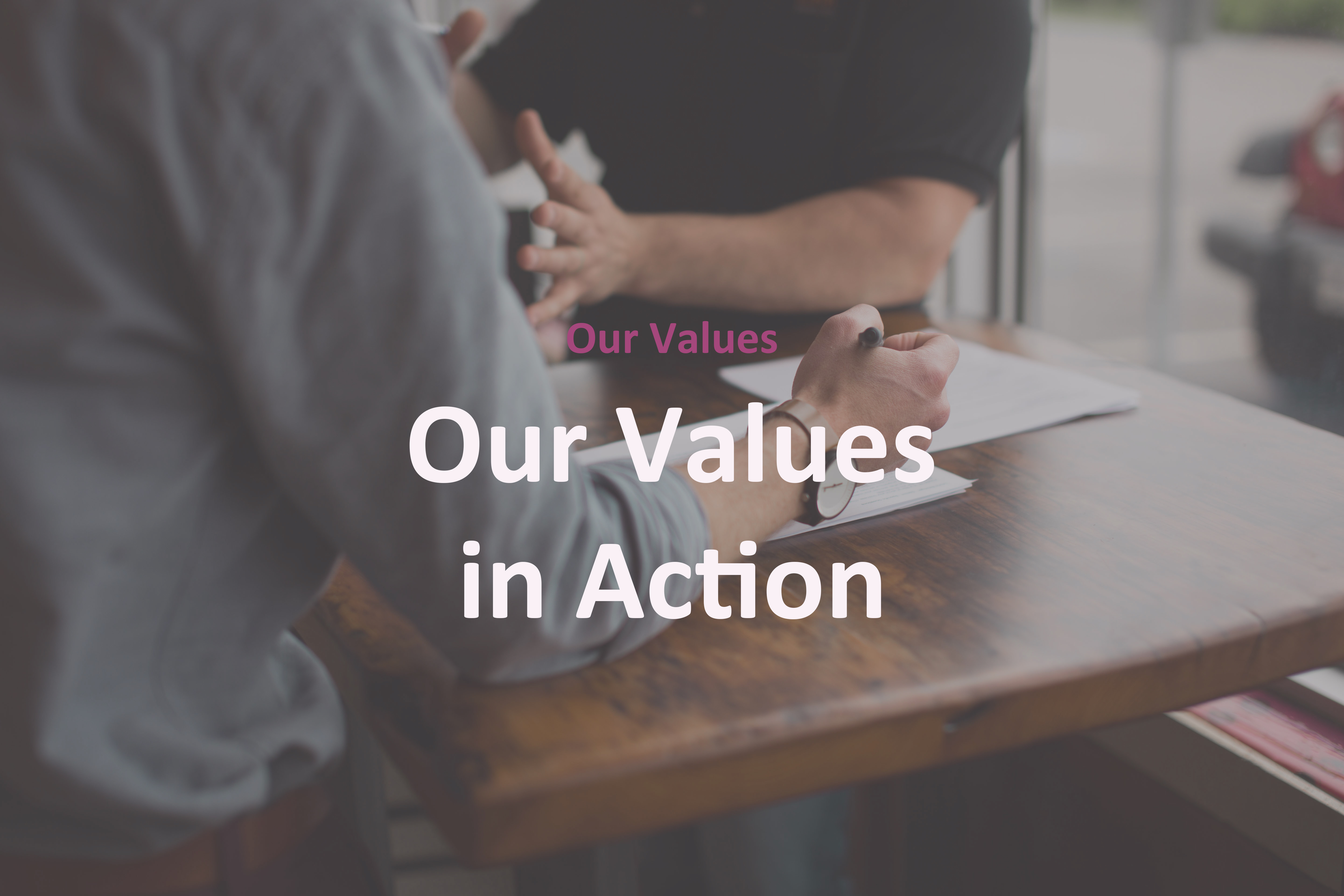 Values of the Company