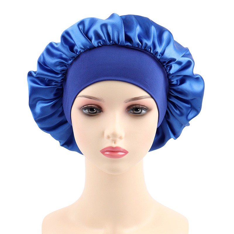 Wide Band Satin Hair Bonnet