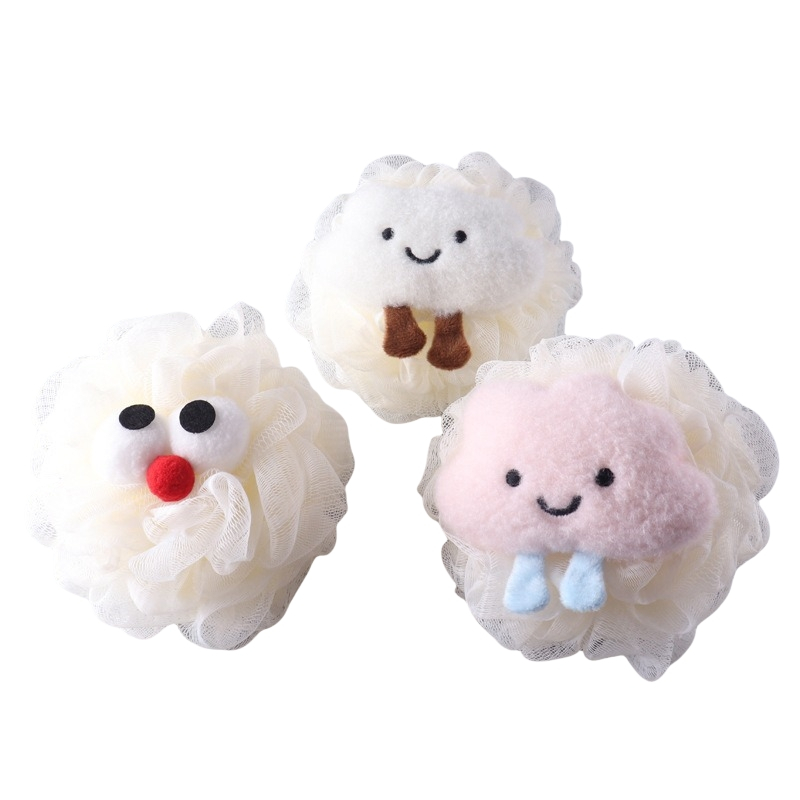 Eco-friendly Children's Cloud Cotton Bath Sponge