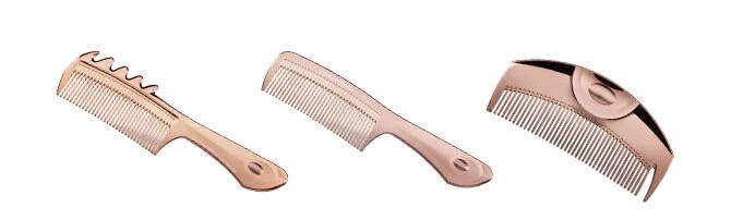 Luxury or Plated Combs-Vickkybeauty
