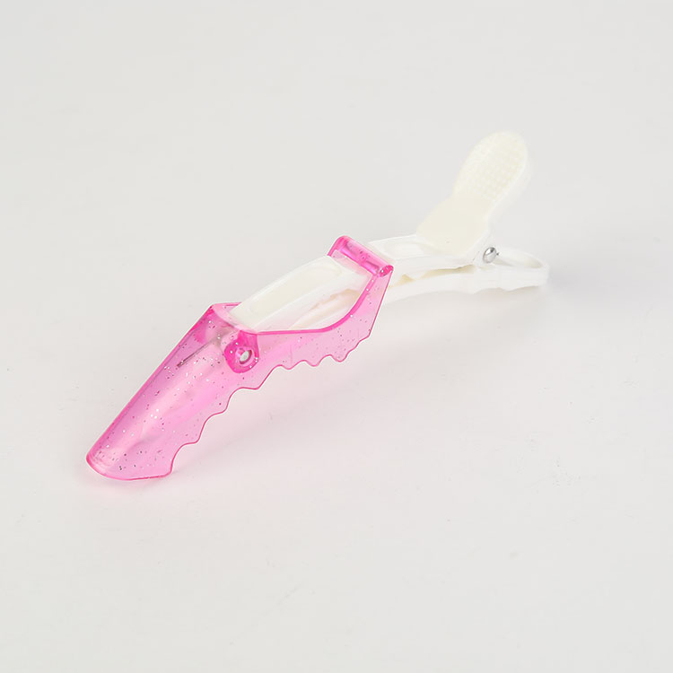 Salon Two Color Crocodile Hair Clip