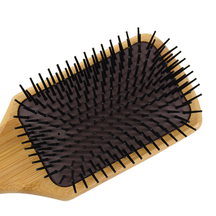 Natural Bamboo Paddle Massaging Hair Brushes