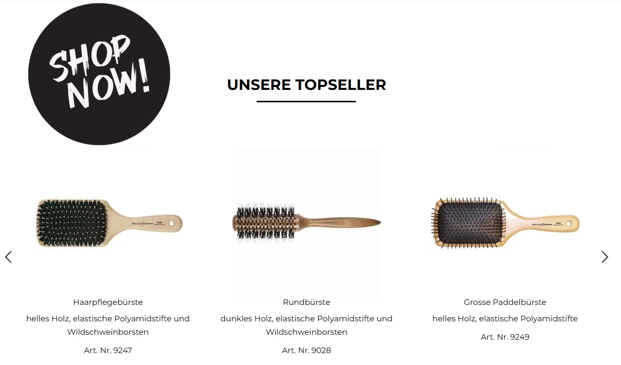 Wooden Hair Comb by Hercules S&auml;gemann-Vickkybeauty