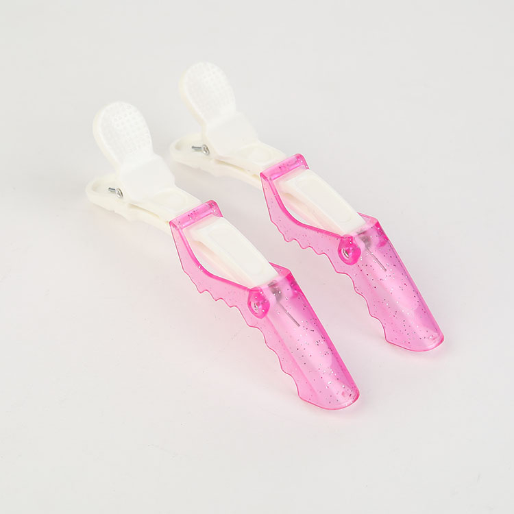 Salon Two Color Crocodile Hair Clip