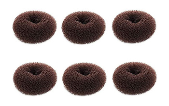 6 PCS Chignon Hair Donut Sock Bun Form for Girls