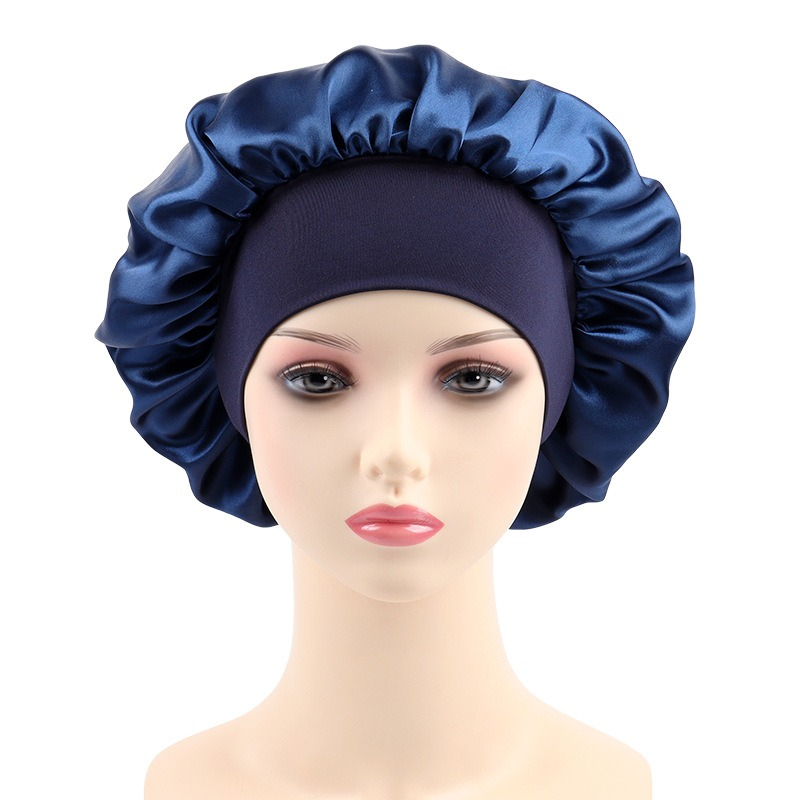 Wide Band Satin Hair Bonnet