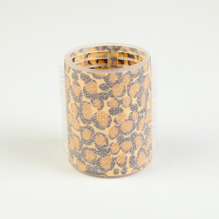 Diameter 48MM Leopard Print Nylon Velcro Roller