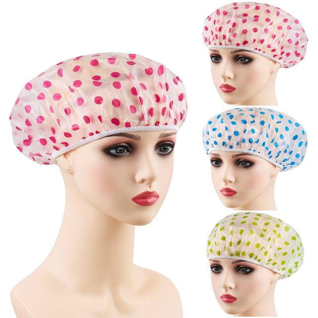 EVA Thickened Lace Shower Cap