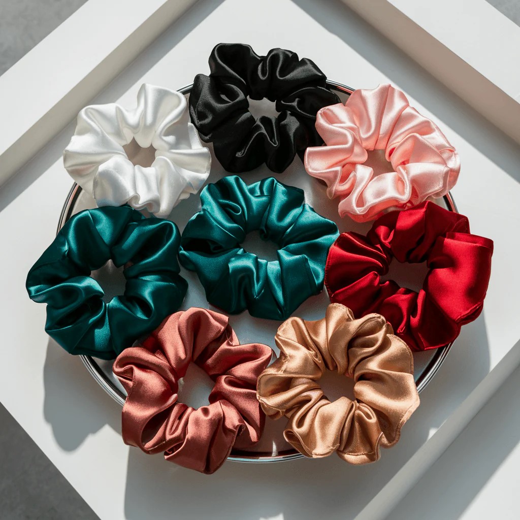 Satin Scrunchies Wholesale-Vickkybeauty