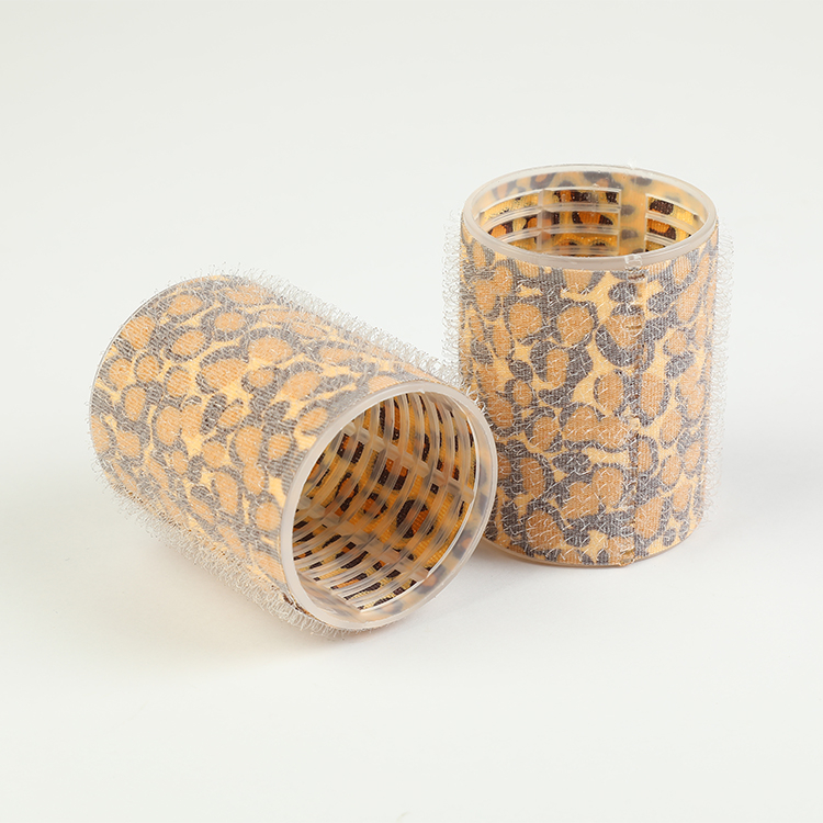 Diameter 48MM Leopard Print Nylon Velcro Roller