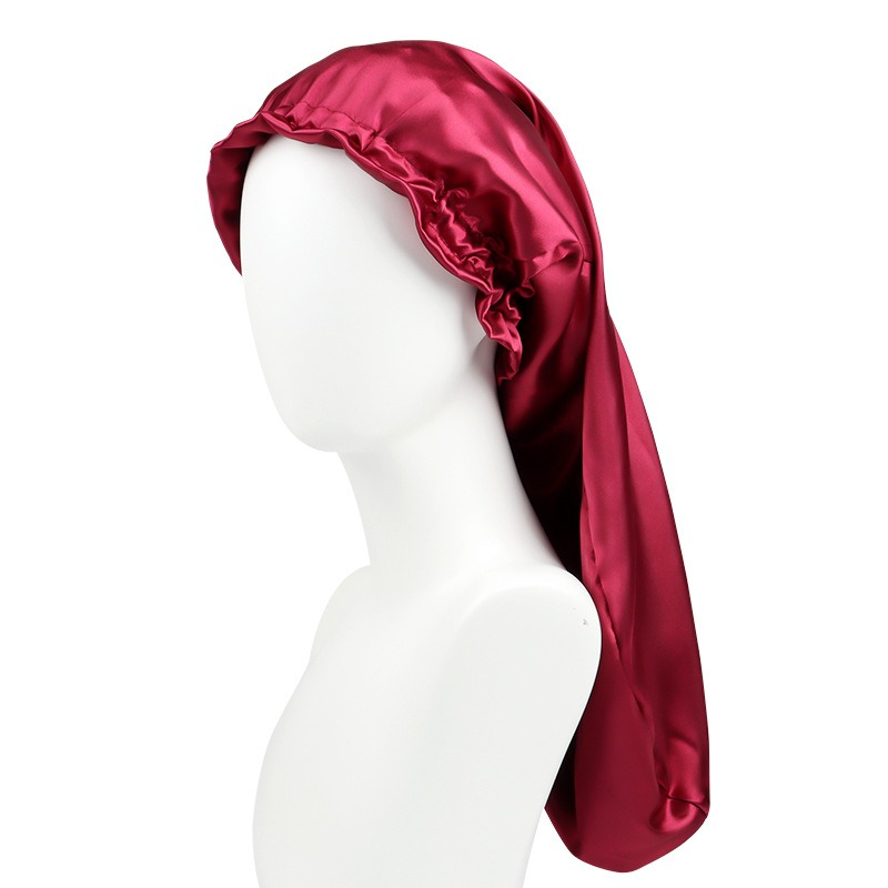 Long Satin Hair Bonnet