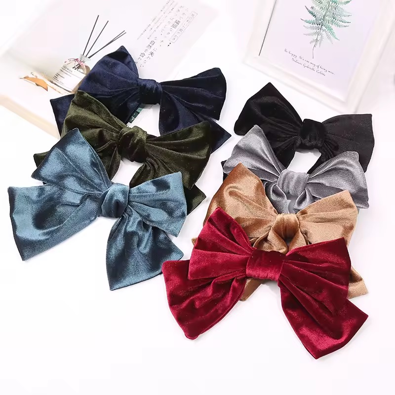 Velvet Hair Clips Wholesale-Vickkybeauty