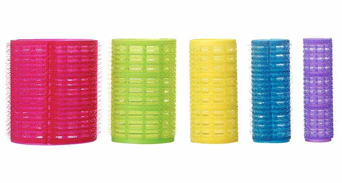 self grip rollers for fine hair