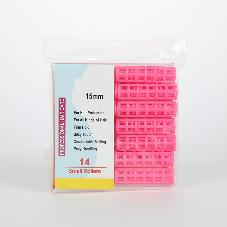 Diameter 15MM Plastic Snap-On Hair Roller1