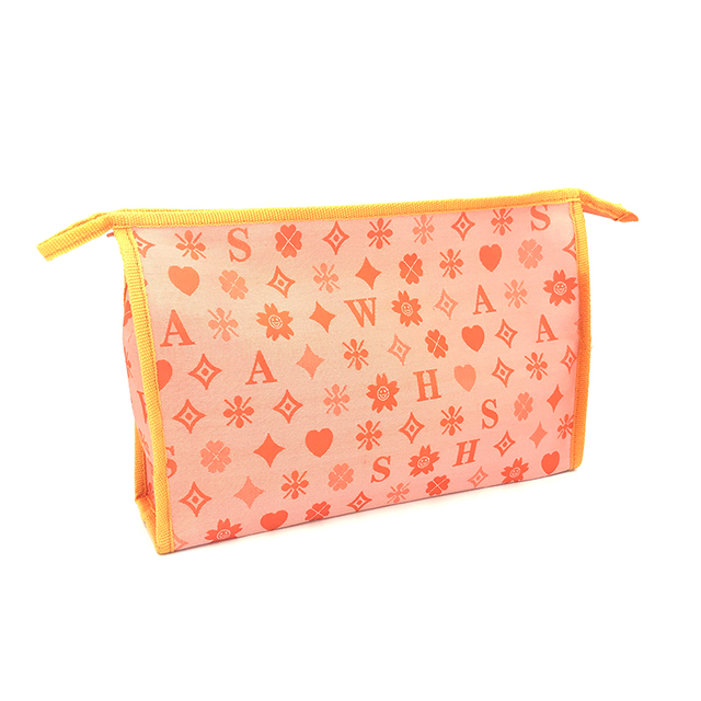 Cosmetic Bag Orange And Yellow