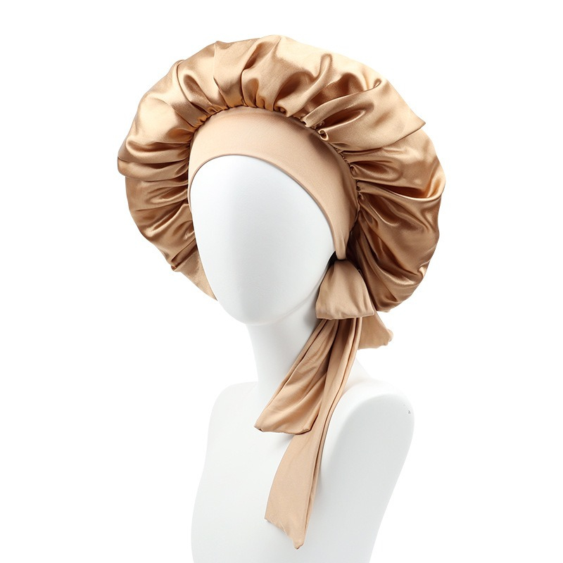 Ribbon Satin Hair Bonnet