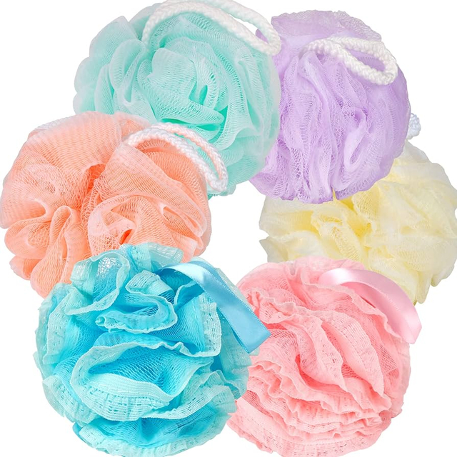 Shower Puff Wholesale-Shower Puff Wholesale-Vickkybeauty3