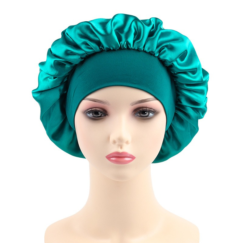 Wide Band Satin Hair Bonnet