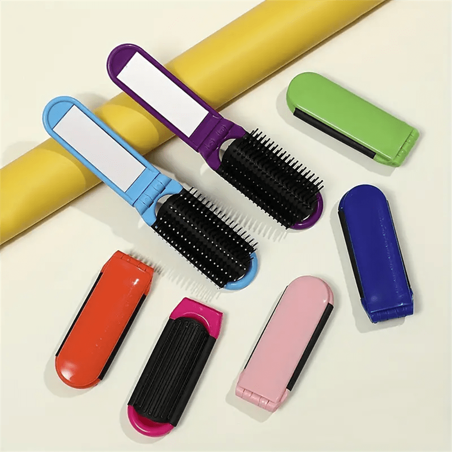 folding hair brush wholesale - Vickkybeauty
