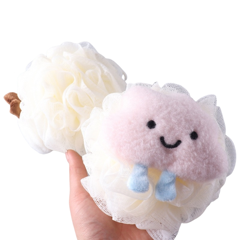Eco-friendly Children's Cloud Cotton Bath Sponge