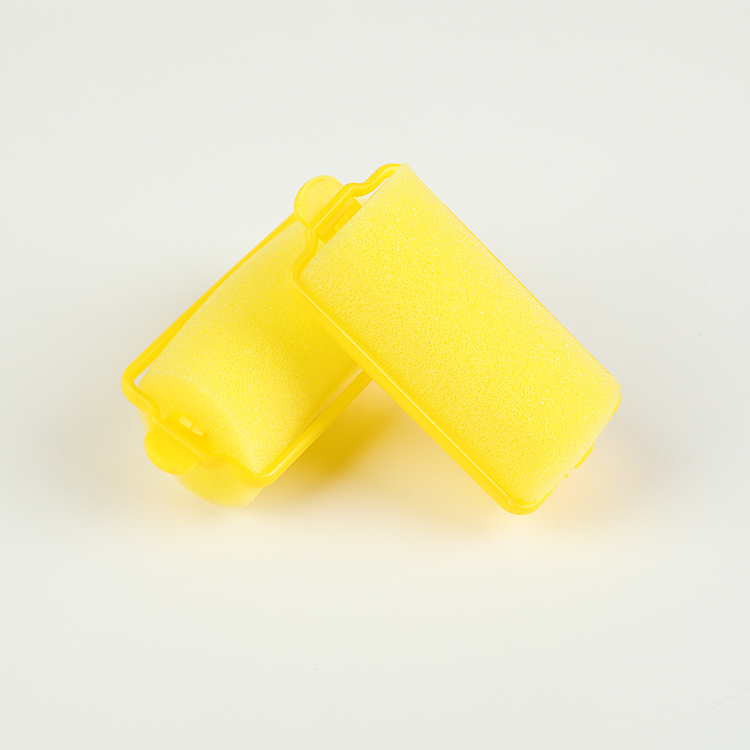 Yellow Foam Soft Twist Hair Roller