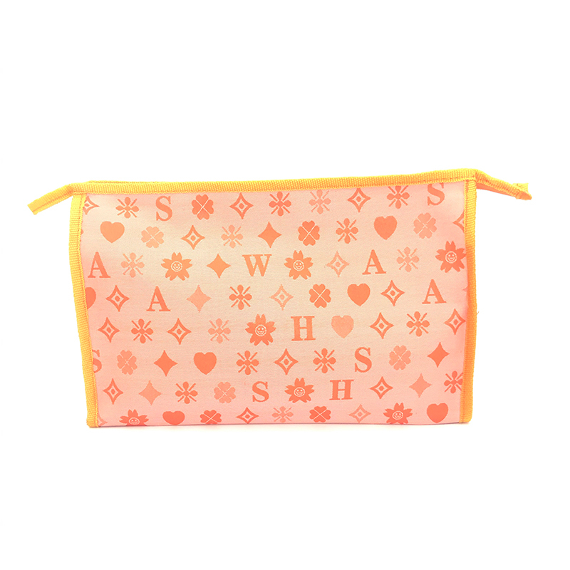 Cosmetic Bag Orange And Yellow