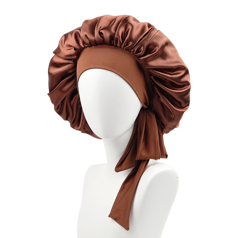 Ribbon Satin Hair Bonnet