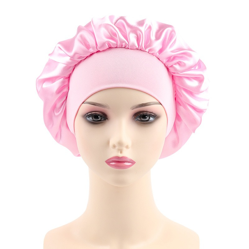 Wide Band Satin Hair Bonnet